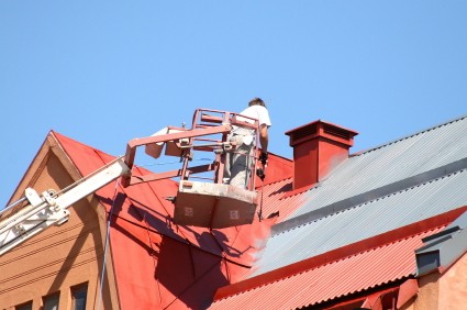 Roof painting in South Pasadena, Florida by Richard Libert Painting Inc.