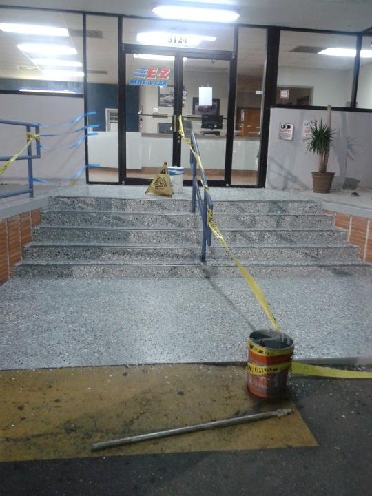 Epoxy Coating of a commercial building